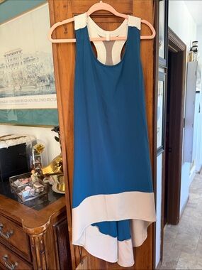 Ivory Knit Racerback Dress by Irene's Story